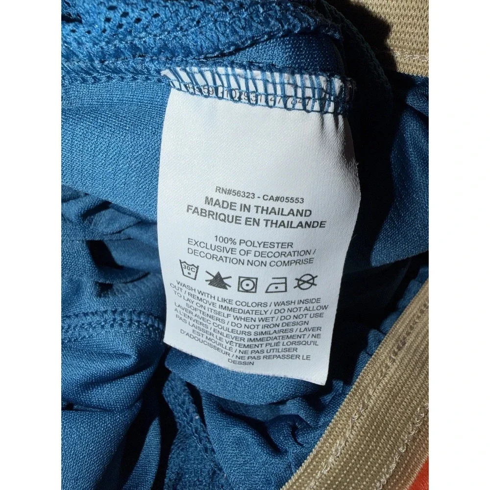 Nike Dri Fit Shorts Mens 4XL Baggy Blue Drawstring Pockets